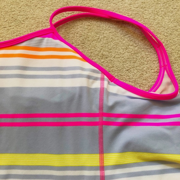 Lululemon Power Y Tank- Groove Stripe Multi 6 - Picture 4 of 4